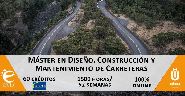 Online: Becas para Maestría Diseño, Construcción y Mantenimiento de Carreteras EADIC/OEA